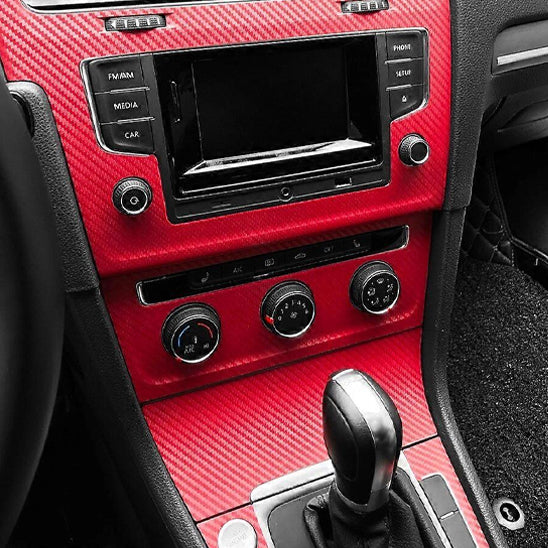 Autocollant 3D fibre de carbone pour voiture