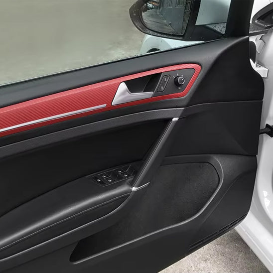 Autocollant 3D fibre de carbone pour voiture