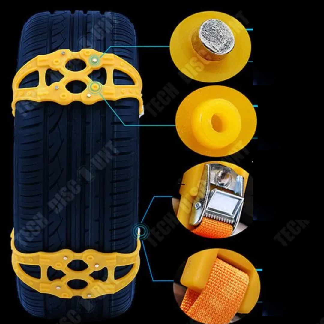Chaînes à neige pour voiture universel
