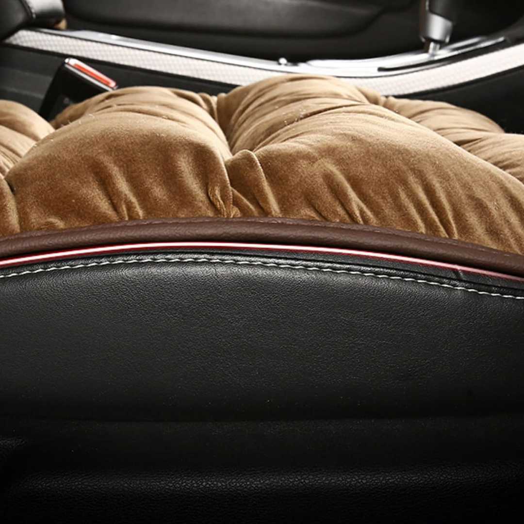 Coussins de siège de voiture en peluche