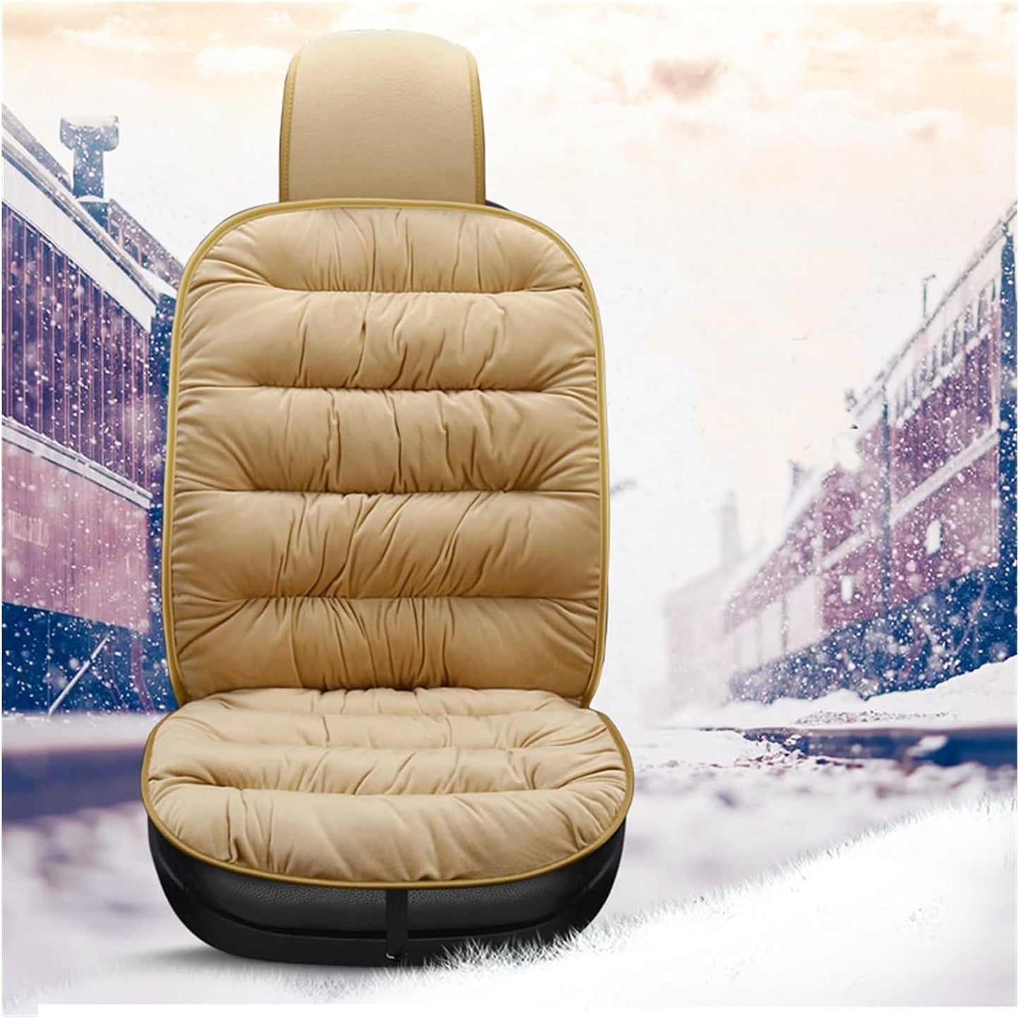 Coussins de siège de voiture en peluche