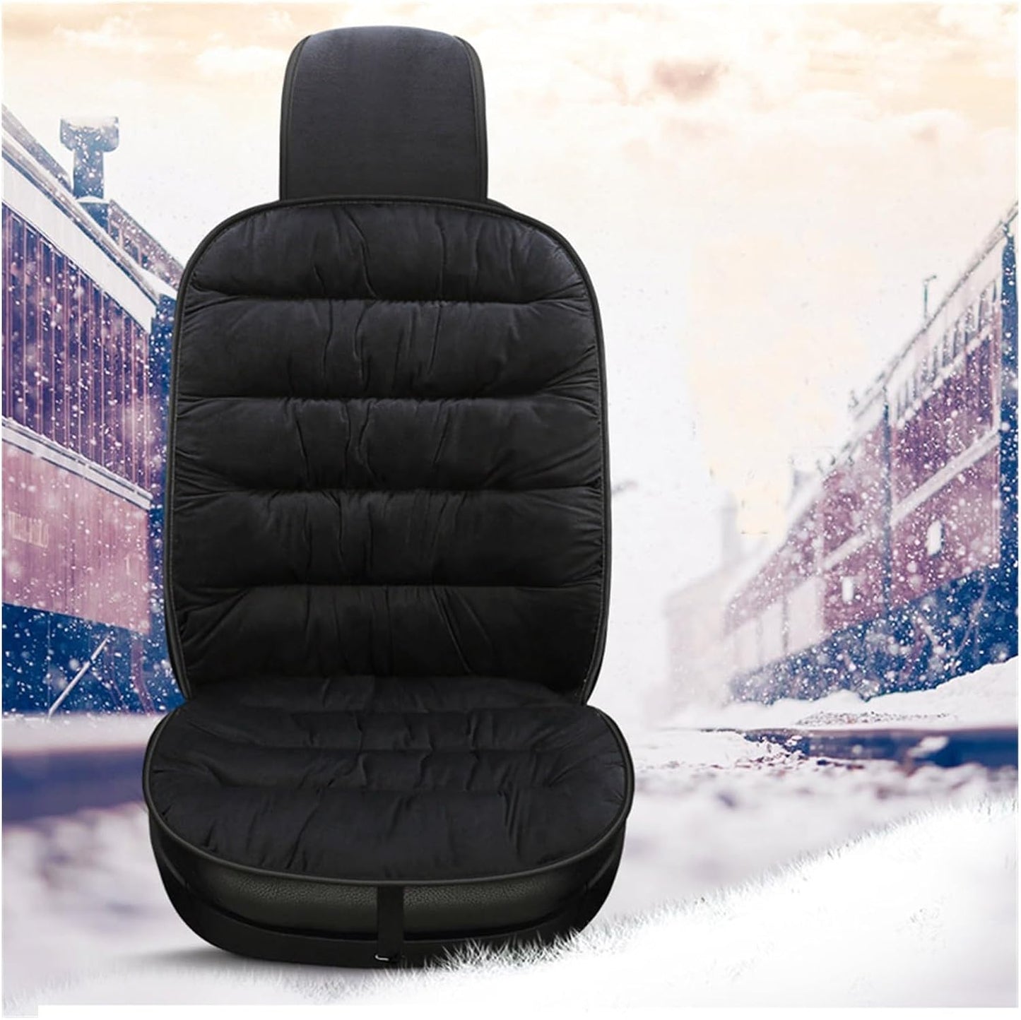 Coussins de siège de voiture en peluche