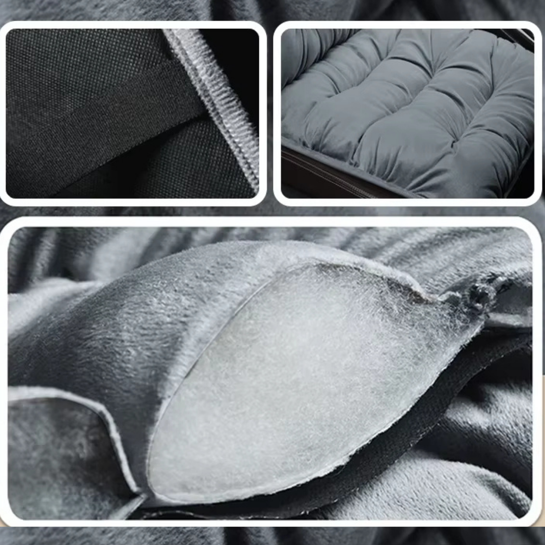 Coussins de siège de voiture en peluche