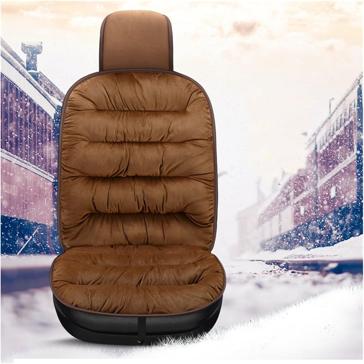 Coussins de siège de voiture en peluche