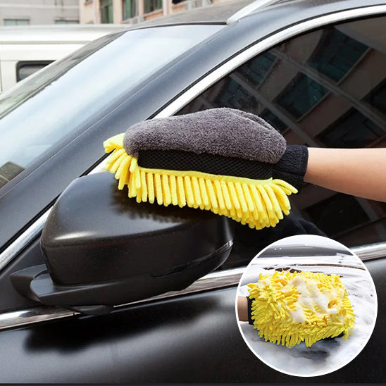 Gants de lavage de voiture Chenille