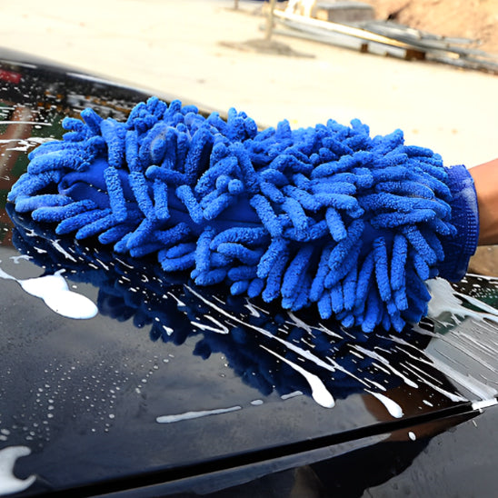 Gants de lavage de voiture Chenille