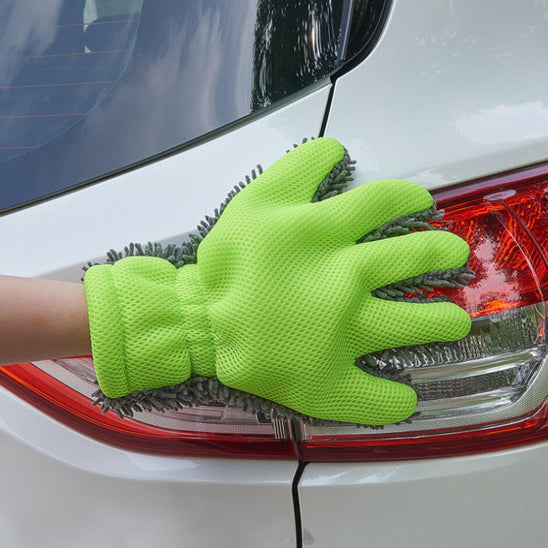 Gants de lavage de voiture Chenille