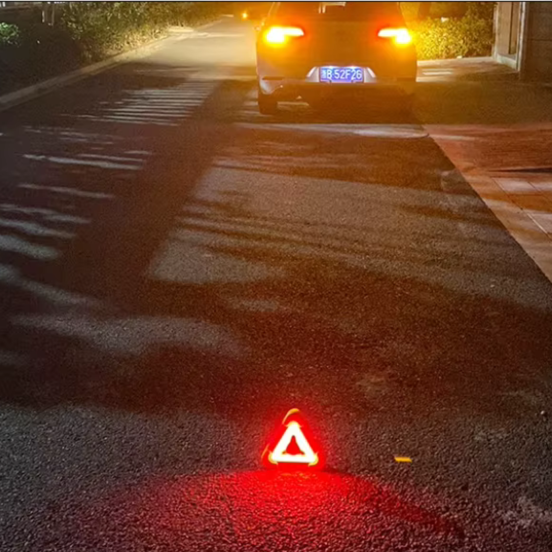 Le triangle de sécurité LED