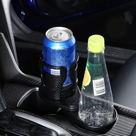 Porte-gobelet 2 en 1 rotatif pour voiture