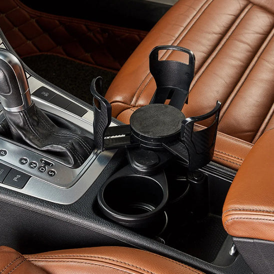 Porte-gobelet 2 en 1 rotatif pour voiture