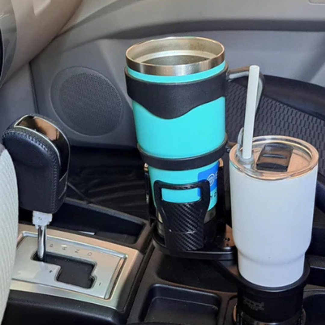 Porte-gobelet 2 en 1 rotatif pour voiture