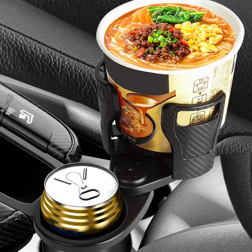 Porte-gobelet 2 en 1 rotatif pour voiture