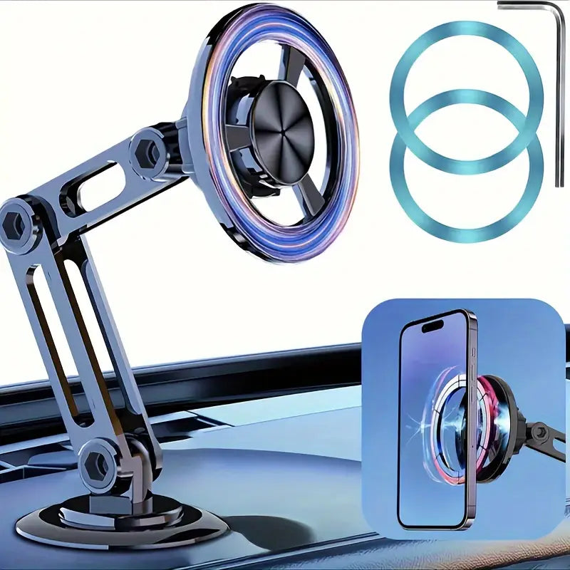 Support téléphone magnétique pliable pour voiture
