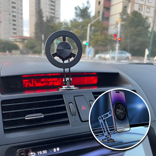 Support téléphone magnétique pliable pour voiture