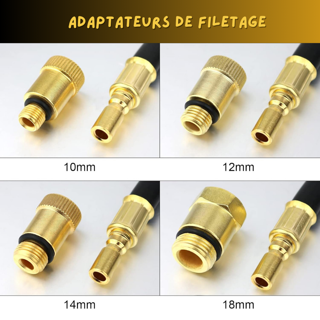 Testeur de compression-adaptateurs de filtrage